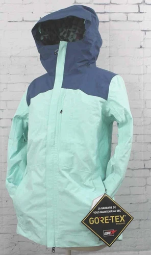 686 GLCR Gore-Tex Wonderland Snowboard Jacket, Women's Small SeaGlass Colorblock