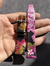 Vintage Watch Strap 18 mm  Leather Nos Top Quality V34