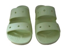 Crocs Mens size 10 Classic Crocs Sandals Celery Green Waterproof Slides