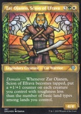 2X ZAR OJANEN, SCION OF EFRAVA 367 TEXTURED FOIL DOMINARIA UNITED MTG NM X2