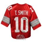 Troy Smith Autographed Ohio State Custom Red Football Jersey Heisman 06 - BAS