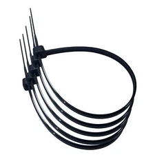 5 x  8" Black UV Resistant Zip ties