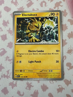 Pokémon - Electabuzz - 151 - 125/165