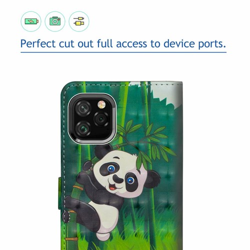 Custodia portafoglio flip card magnetica in pelle per iPhone 13/12 Pro XR XS 8 7 Plus - Foto 3 di 49