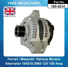 Alternator For Ferrari 104210-1020 104210-3960 104210-4170 193120