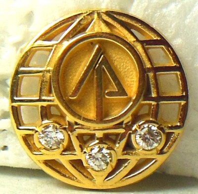   International Paper Co. employee service award Tie pin with real* TESTED  's