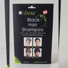 DEXE BLACK HAIR SHAMPOO DISPLAY PACK 25ml For WOMEN'S OR MEN'S ONLY 5 MINUTES