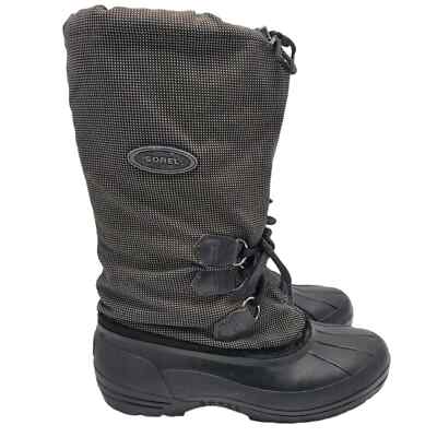 Sorel Kaufman Canada Snowcap Sub-Zero Rubber Duck Tall Boots Women's Size 8