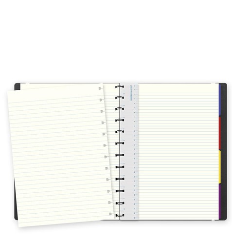 Chic Filofax A4 Size Refillable Leather-Look Ruled Notebook Noted Diary Fashion - Picture 4 of 7
