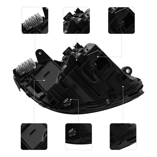 For 2015-2018 Mercedes Benz C-Class C300 W205 LED Headlight Lamp Driver Side LH - Picture 5 of 16