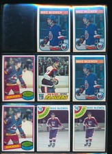 Lot (8) Mike McEwen 1977-78 Topps #232 185 187 OPC #207 Rangers Rockies (VQ48)