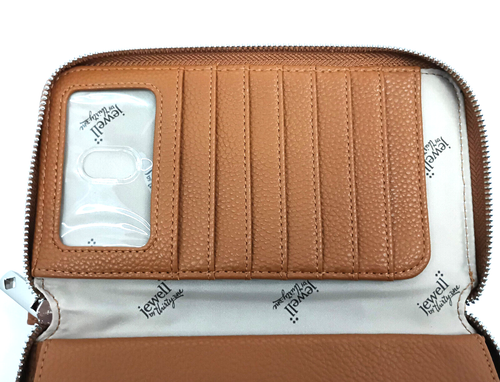 Jewell Thirty One Metallic hellbraun Kork Stil Geldbörse All About The Benjamins 9"x5" - Bild 13 von 14