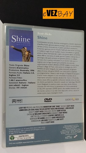 DVD - SHINE di Scott Hicks - FILM drammatico - ITA-ENG - 第 2/4 張圖片