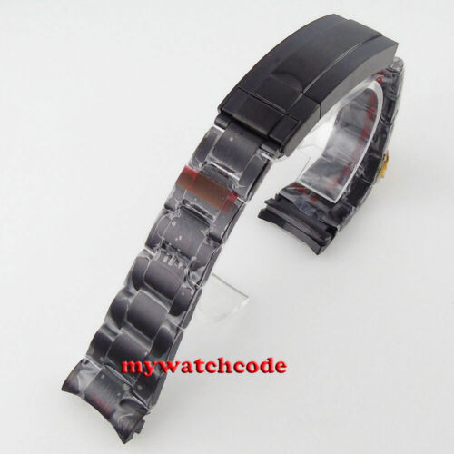 20 mm 316L Stahl massiv rosa goldenes Armband passt 40 mm SUB Auster Modell Herrenuhr - Bild 11 von 20