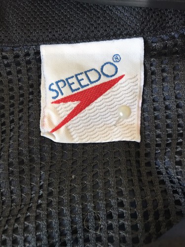 Speedo Men's Blue Black Wind Breaker Jacket Size XXL - Picture 7 of 7