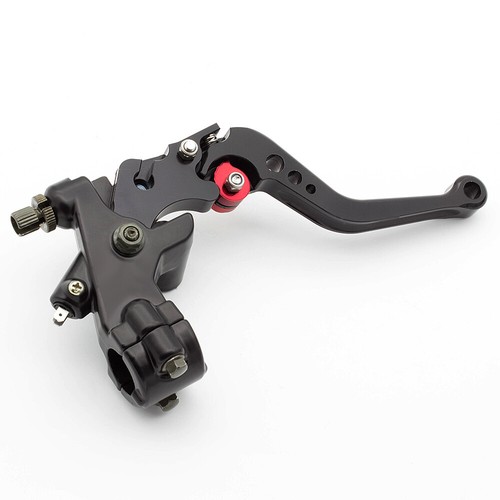 Universal Motorcycle 7/8'' 22MM Brake Clutch Master Cylinder Lever Set Reservoir - Picture 9 of 10