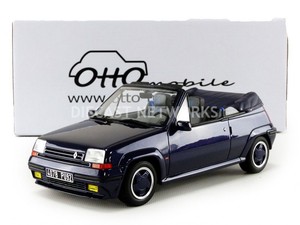 Otto Mobile 1990 Renault 5 Gt Turbo Cabriolet By Ebs Blue Le Of 999 1 18 Scale Ebay