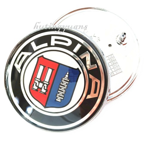2X for ALPINA 82MM Car Front & Rear Trunk Badge emblem Nameplates B5 B7 B3 SPORT - Picture 2 of 3
