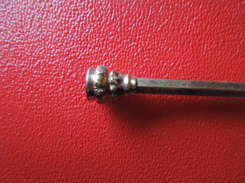 J6653 ANTIQUE ENGLISH ? 9 K GOLD RETRACTABLE MECHANICAL PENCIL MARKED SEE DESCR - Afbeelding 2 van 17