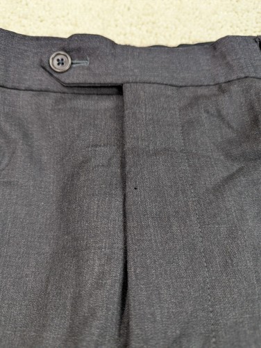 Traje Brooks Brothers Para Hombres 40R 34x30 Gris Lana 2 Piezas Madison Chaqueta Pantalones EE. UU. - Imagen 18 de 24