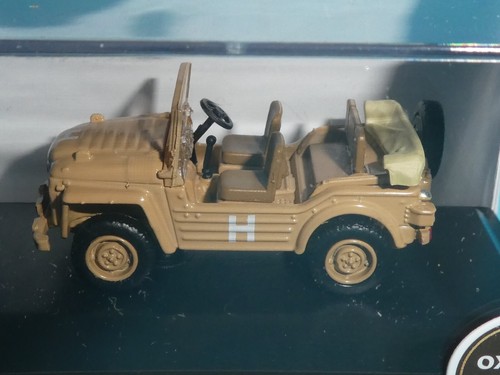 Austin Champ 9th Parachute Reg. Suez War Camouflage New  Oxford 1:76 th OO Scale - Picture 1 of 6