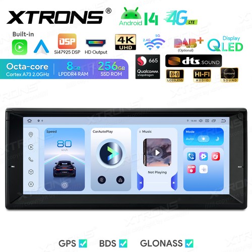 XTRONS QLED 10,25" Android 14 Autoradio 8G+256GB DTS 4K GPS DSP für BMW E39 E38 - Bild 3 von 19