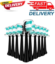 Replacement Toothbrush Heads Compatible with AquaSonic Black Series Vibe Series