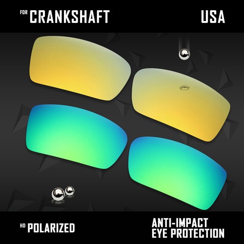 Anti Scratch Polarized Replacement Lenses for-Oakley Crankshaft OO9239 Options - Picture 75 of 82