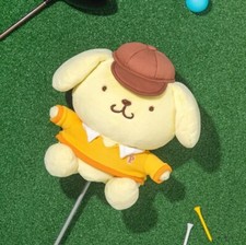 POMPOMPURIN Plush Doll Golf Driver Head Cover Yellow