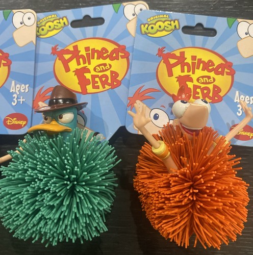 Disney Phineas und Ferb Perry Das Schnabeltier, Phimeas und Ferb Koosh Ball - Bild 4 von 4