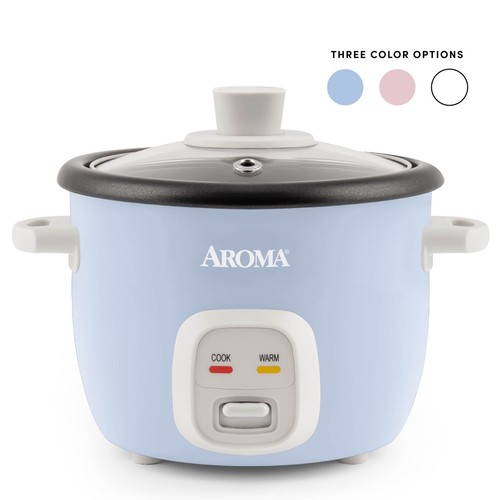 ® 4 tazas (cocidas) / 1 cuarto de galón Olla de arroz y granos, azul - Imagen 8 de 12