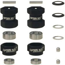 Aluminum 12mm HEX Adapters Locking Hub For Tamiya Grasshopper 2 Hornet Frog Wild