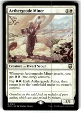 Aethergeode Miner Aether Modern Horizons 3 Regular MTG NM