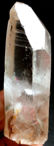 157g 1PC Natural Phantom 'Green Ghost' Lemurian QUARTZ Crystal Point f583 - Picture 10 of 10