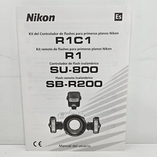 Nikon Kit De Controlador De Flashes Para Primeros Planos R1C1 R1 Manuale Spagnolo