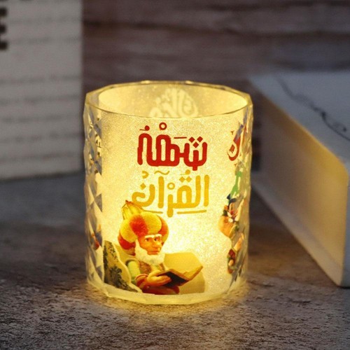 Muslim EID LED Candle Light Mubarak Ramadan Moon Lamp Ornament Home Party Decor - Picture 7 of 12
