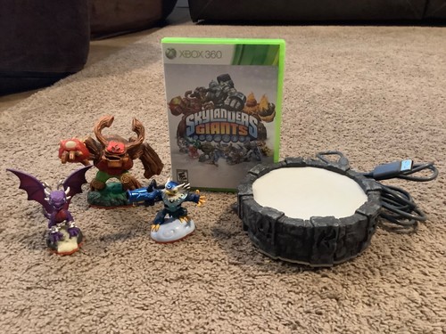 Skylanders Giants Starter Pack Xbox 360 Videospiel + Portal + 3 Figuren