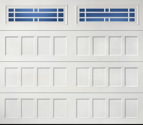 2 Amarr Prairie Replacement Inserts for Long Panel Amarr Garage Door White - Picture 4 of 4