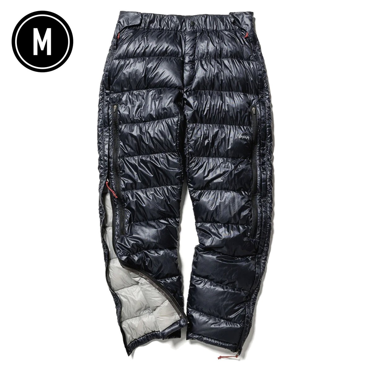 NANGA MINIMARHYTHM Ultralight DOWN PANTS BLACK LIGHT GRAY NANGA MINIMARHYTHM Ultralight DOWN PANTS BLACK LIGHT GRAY