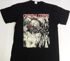 Cannibal Corpse T-shirt Rotting Corpse Death Metal Tee Men's 100% Cotton New