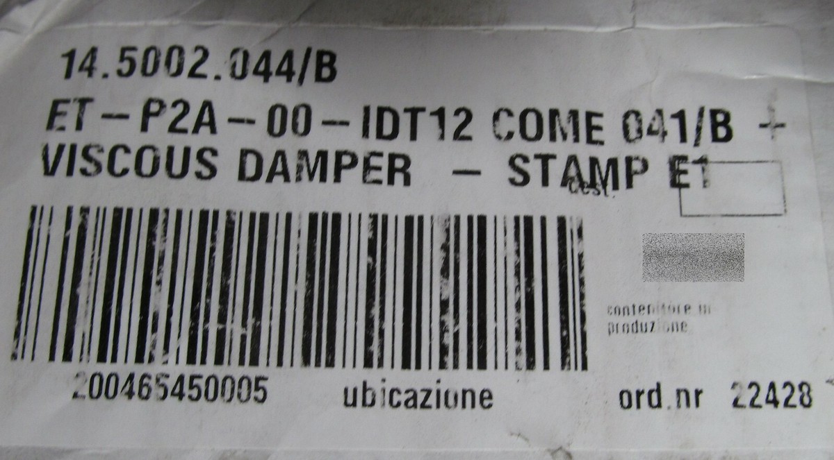 CASE IH NEW HOLLAND 47379783 SOLENOID FDI-R 1.8 OHM 100 Hz  