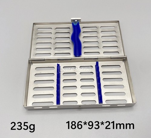 Caja de estante de instrumentos quirúrgicos casete de esterilización autoclave dental alemana - Imagen 18 de 19