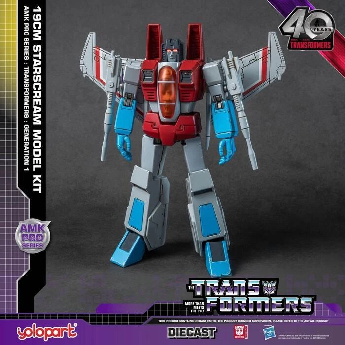 TRANSFORMERS - Generation One AMK Pro - Starscream Plastic Model Kit Yolopark - Photo 2/4