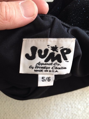 Jump Apparel Company By Wendye Chaitin Black Evening Gown Prom Dress Size 5/6 - Picture 10 of 10