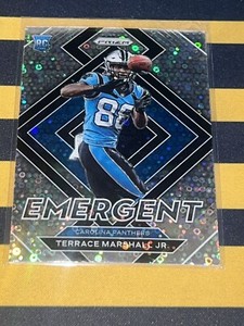 2021 Panini Prizm - Emergent No Huddle Prizm #E-16 Terrace Marshall Jr. (RC)