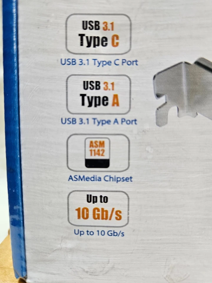 Rosewill RC-509 (PCI Express) USB 3.1 (Type A + Type C) Expansion Card SEALED - Image 3 of 4