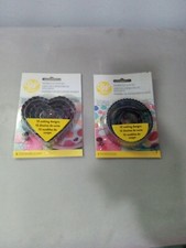 Wilton Double Cut-Outs 6-Piece Set Double-Sided BRAND NEW SEALED Heart And Circl