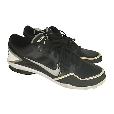 New Nike Shox Gamer Baseball Cleats Metal Black 467984 011 New Nike Shox Gamer Baseball Cleats Metal Black 467984 011