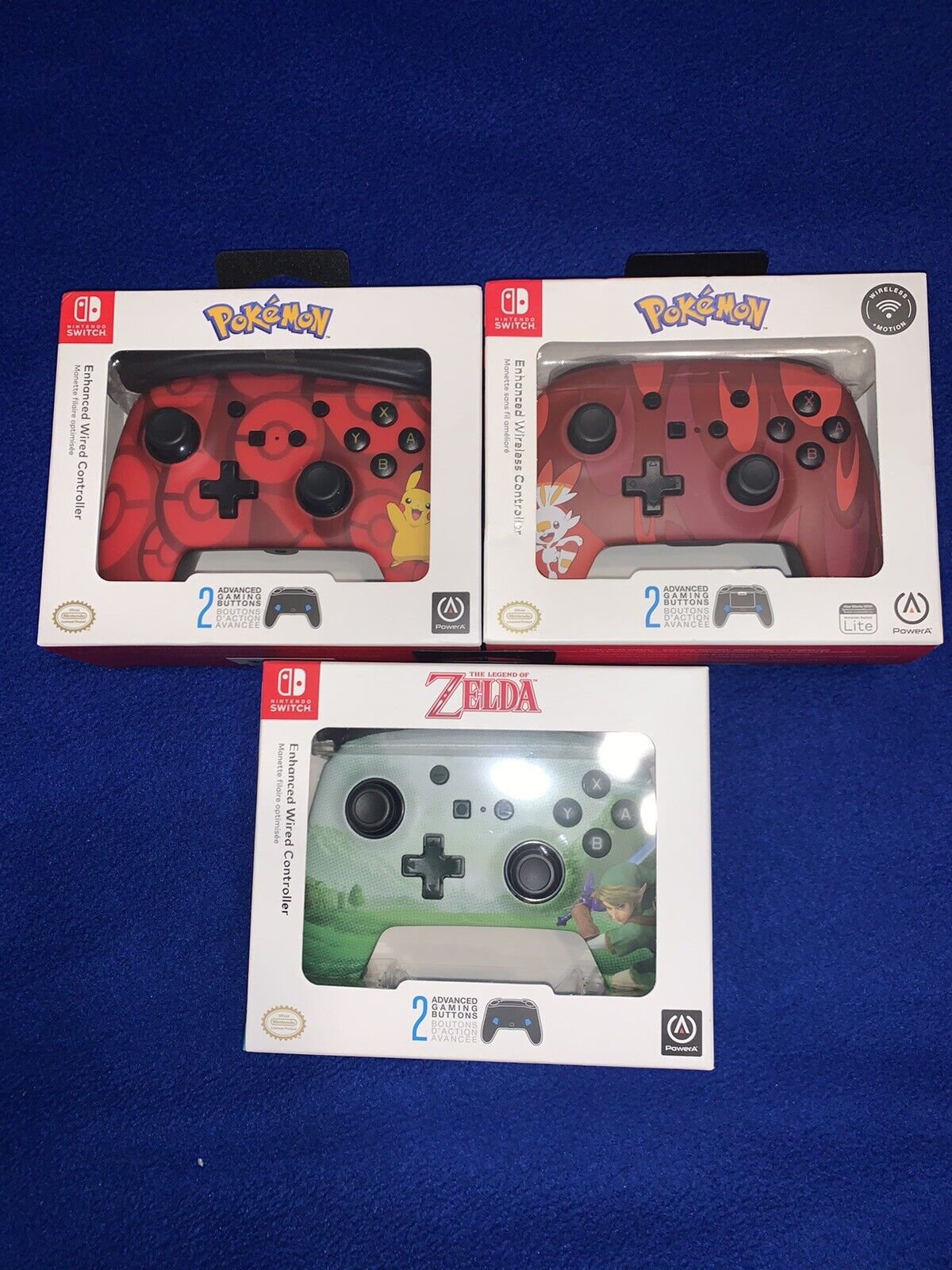 3 Nintendo Switch Controllers