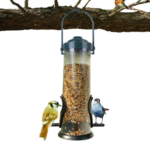New Hot Squirrel Proof Wild Bird Feeder Portable Bird Feeder for Garden Yard